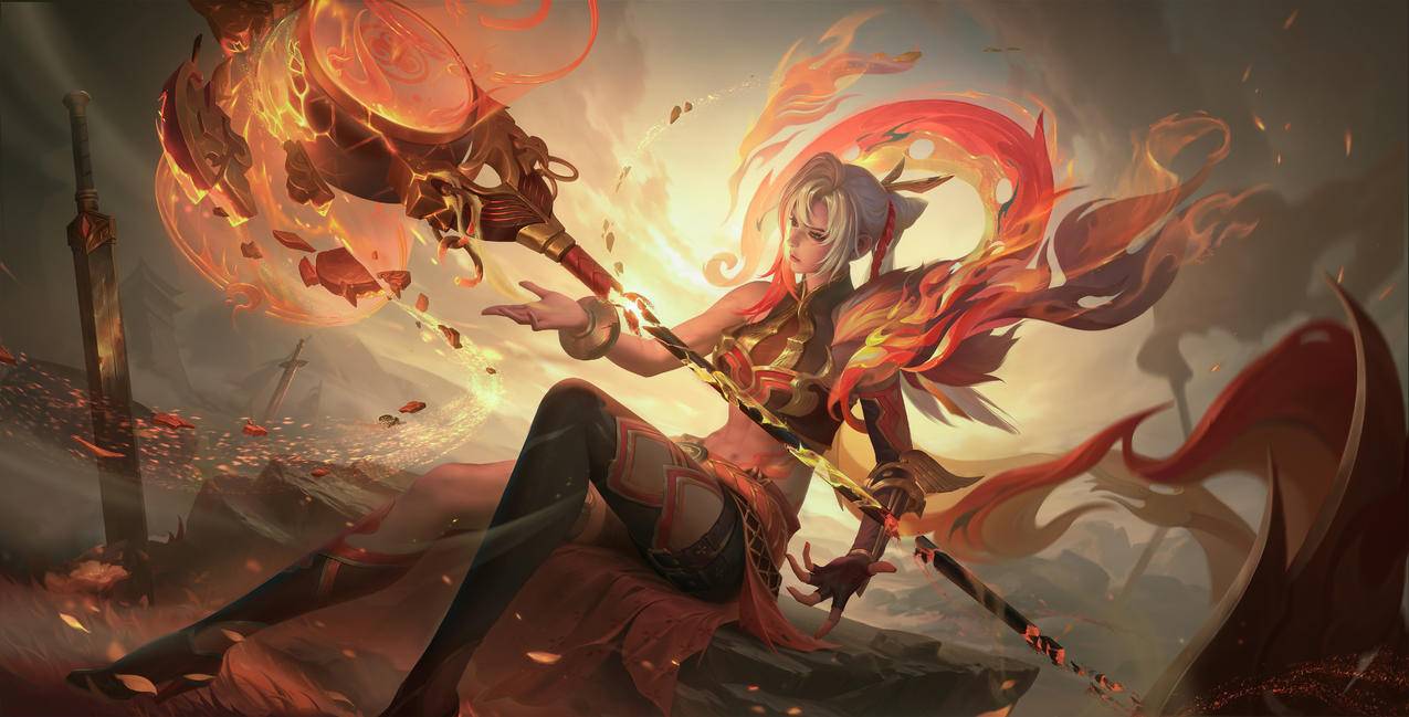【钟无艳-戍鼓铭心】王者荣耀4K高清游戏壁纸