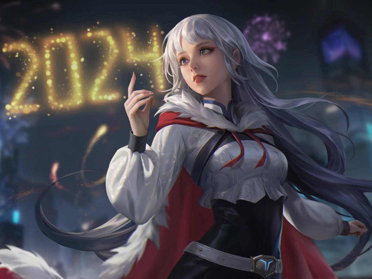 联想拯救姬 2024新年平板壁纸