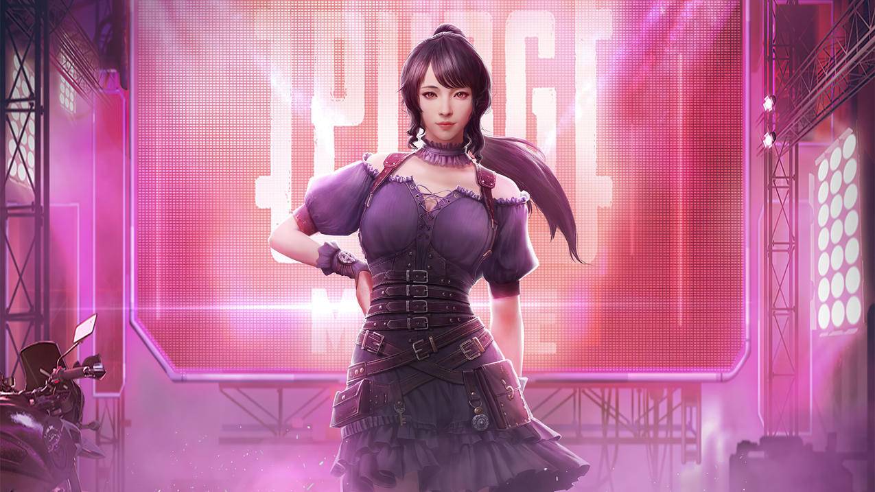 吃鸡Pubg女孩游戏绝地求生 4k高清美女壁纸