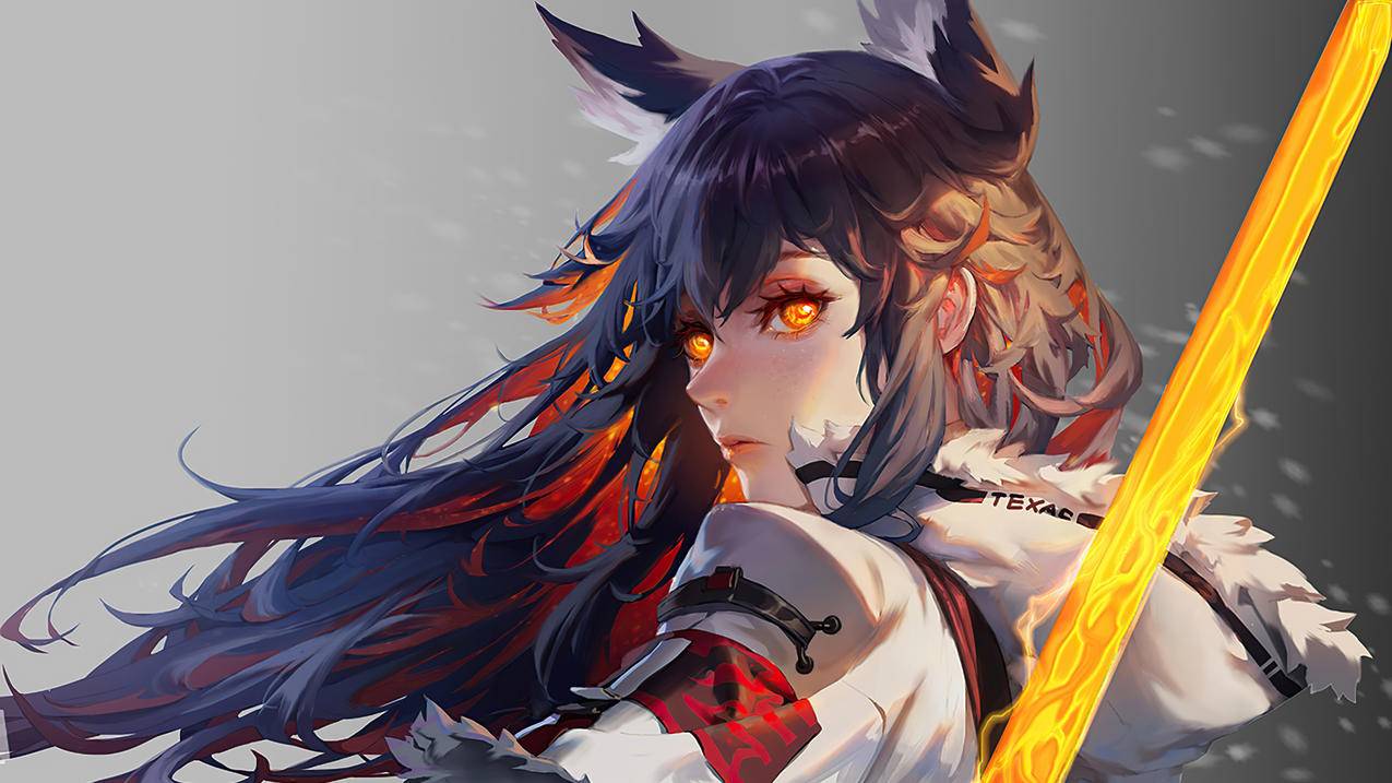 《明日方舟》德克萨斯 4K高清游戏壁纸