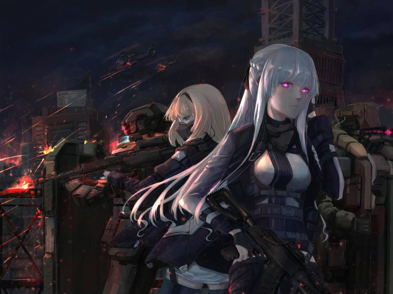 少女前线girls frontline 枪 4K高清动漫壁纸