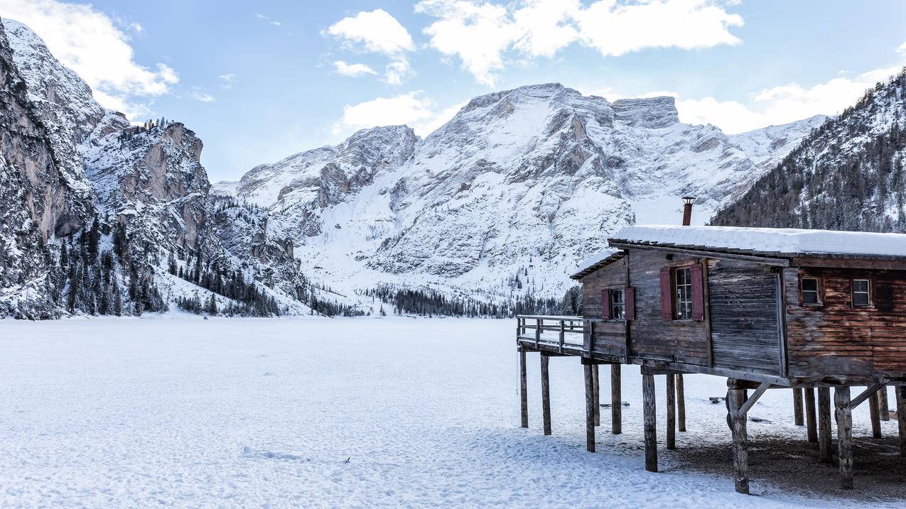 风景雪景4k壁纸