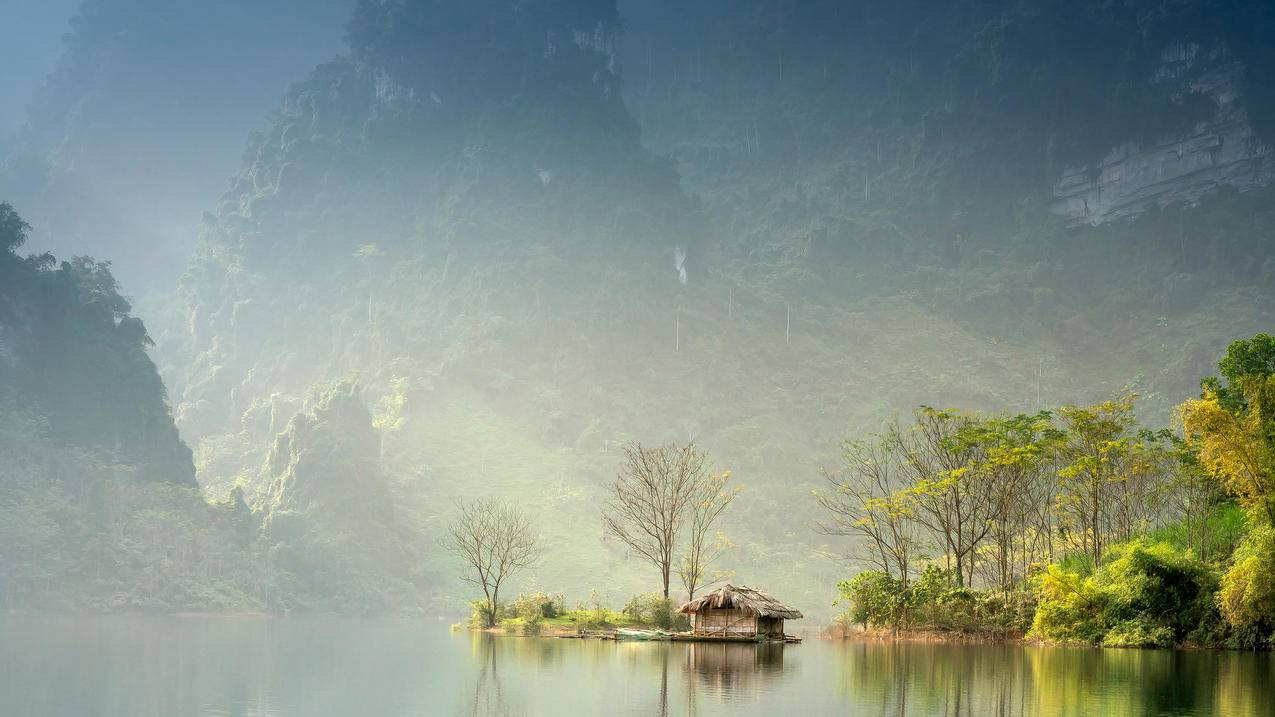 高山 湖 倒影 风景 4k电脑壁纸 4k手机壁纸