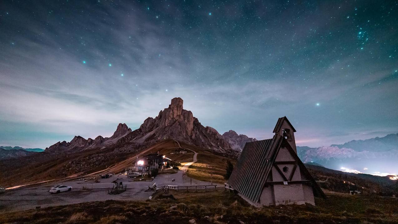 星空 乡村 夜景 4k手机壁纸 4k电脑壁纸