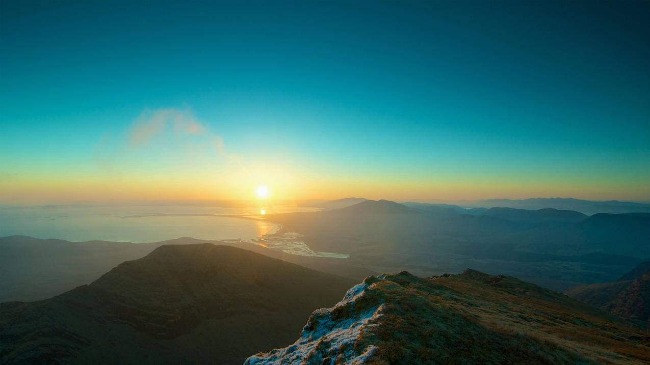 夕阳摄影风光 4k风景高清壁纸