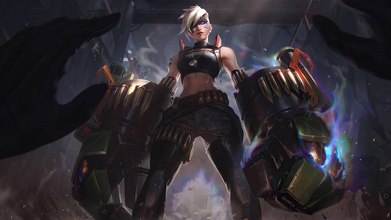 灵能特工 蔚《LOL英雄联盟》4K高清游戏壁纸