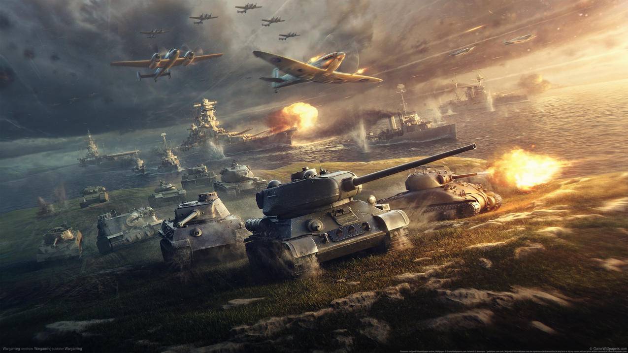 坦克世界 Wargaming 4K高清游戏壁纸