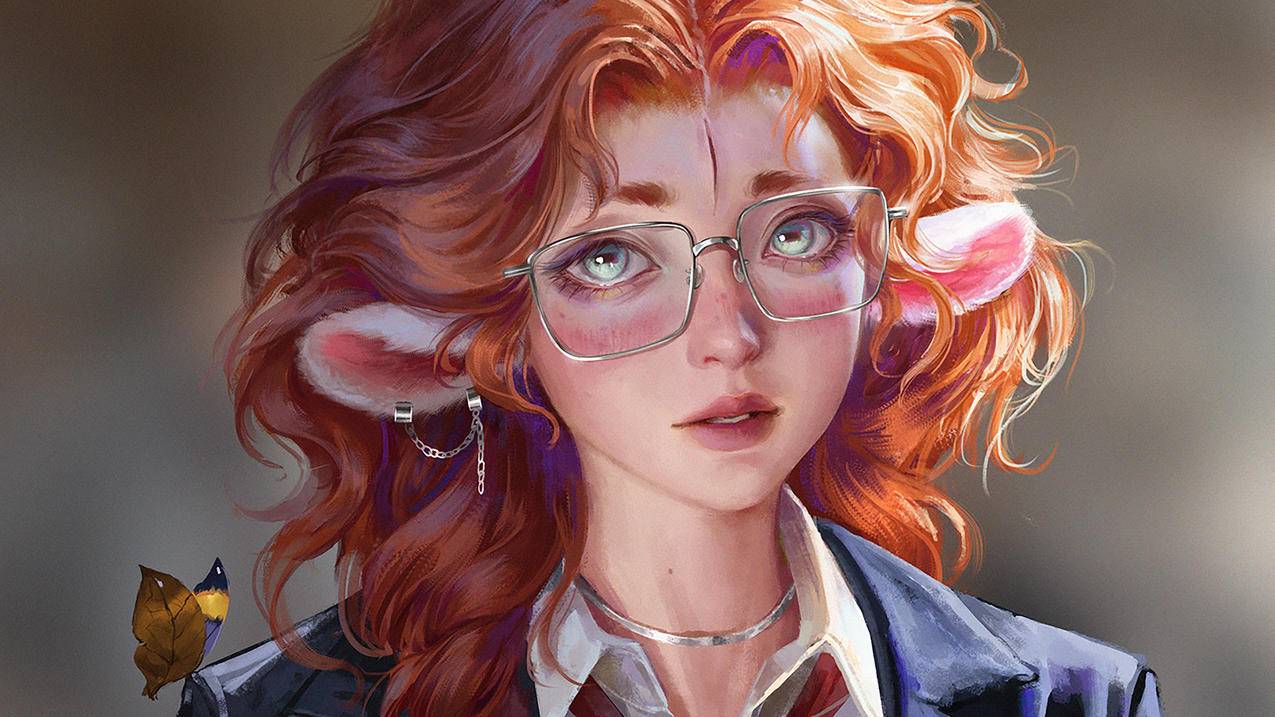 羊女孩 学生 4K高清动漫壁纸