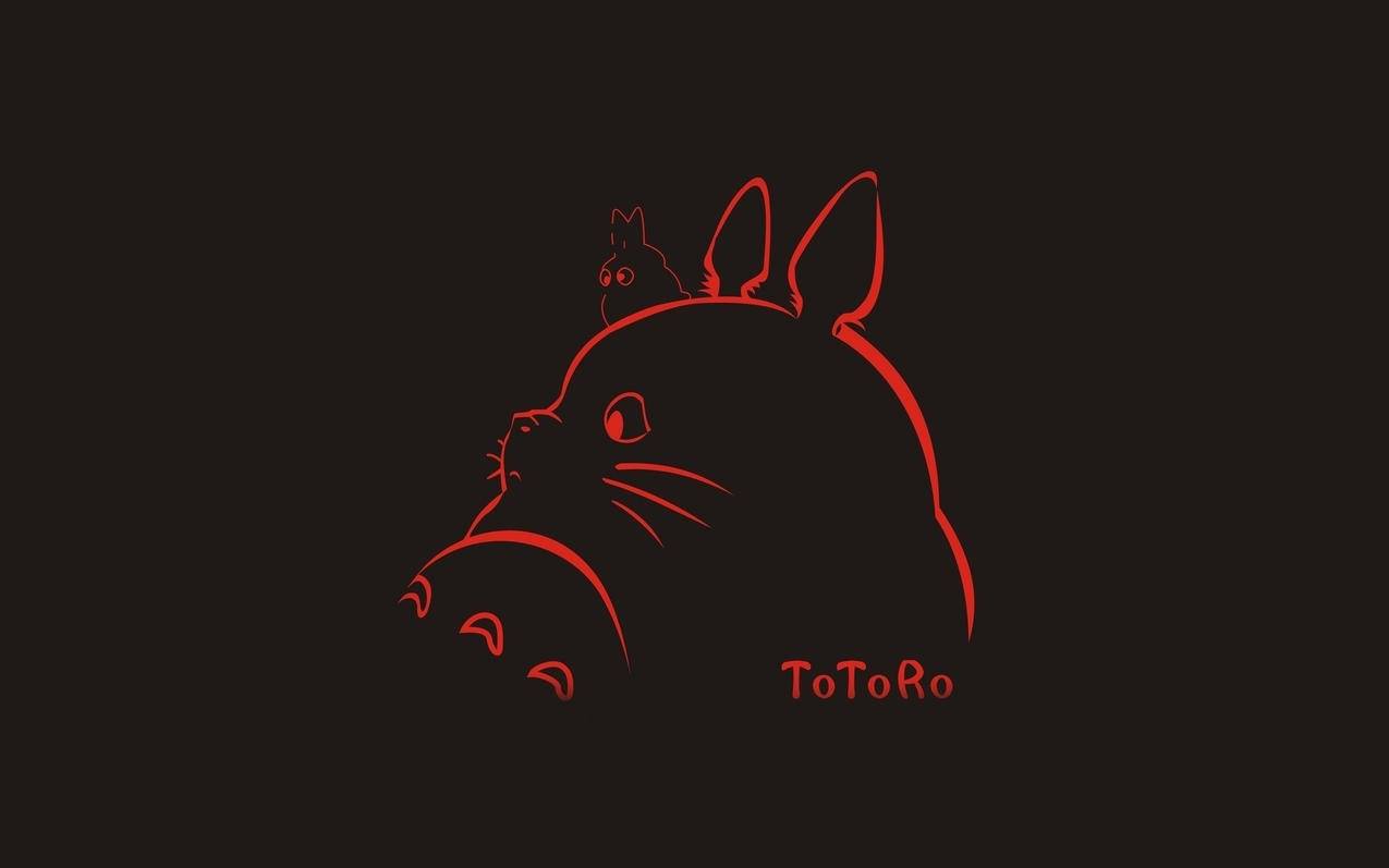 动漫手绘龙猫高清壁纸