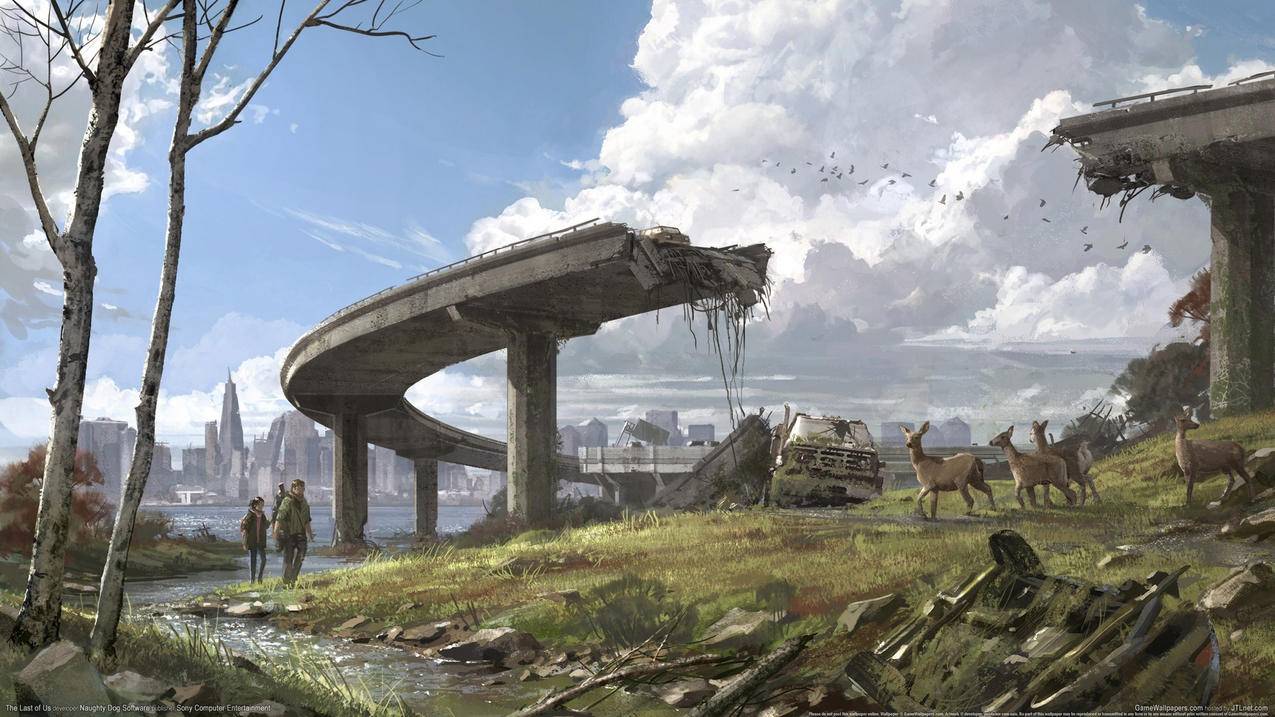 游戏美国末日游戏插画游戏场景高清壁纸