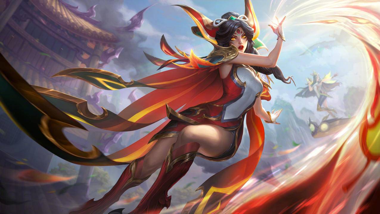 lol英雄联盟逆羽 神凰行者 霞4k游戏壁纸