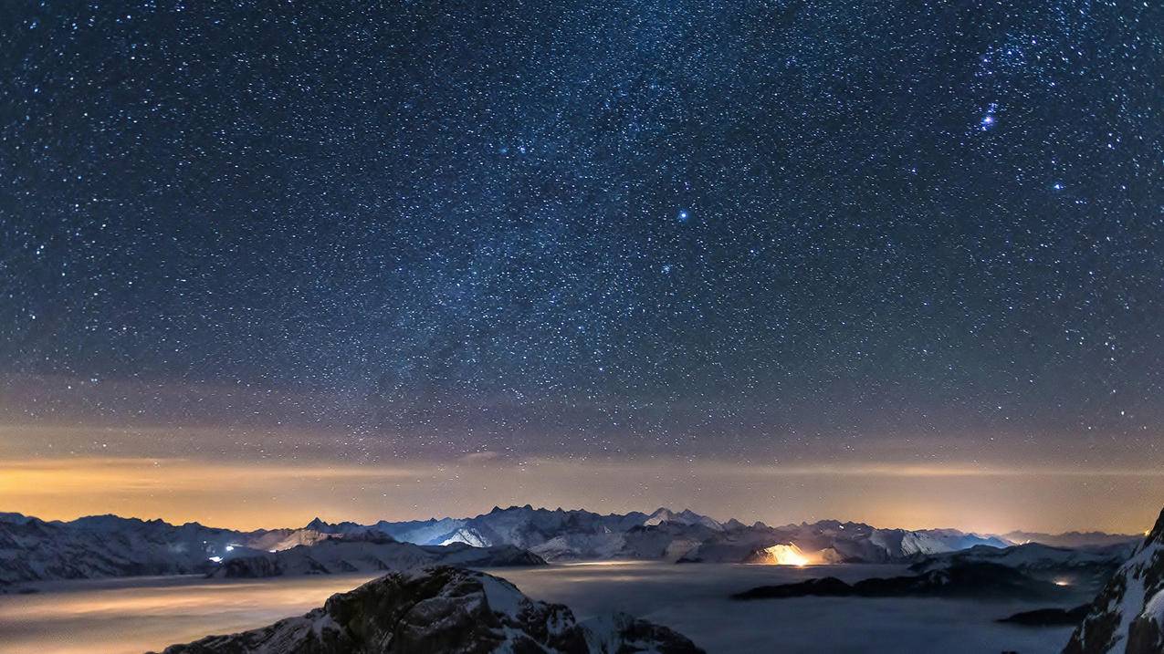 风景夜空星空银河奇幻梦境高清壁纸