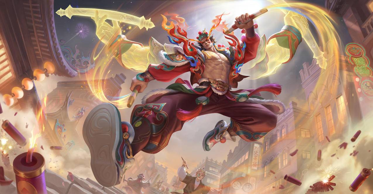 王者荣耀 盘古 撼世英歌 4K游戏壁纸