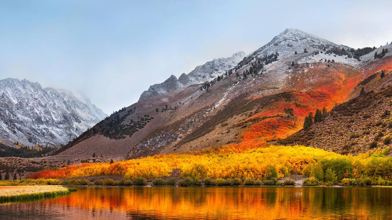 苹果MacBookPro高山脉风景4k壁纸