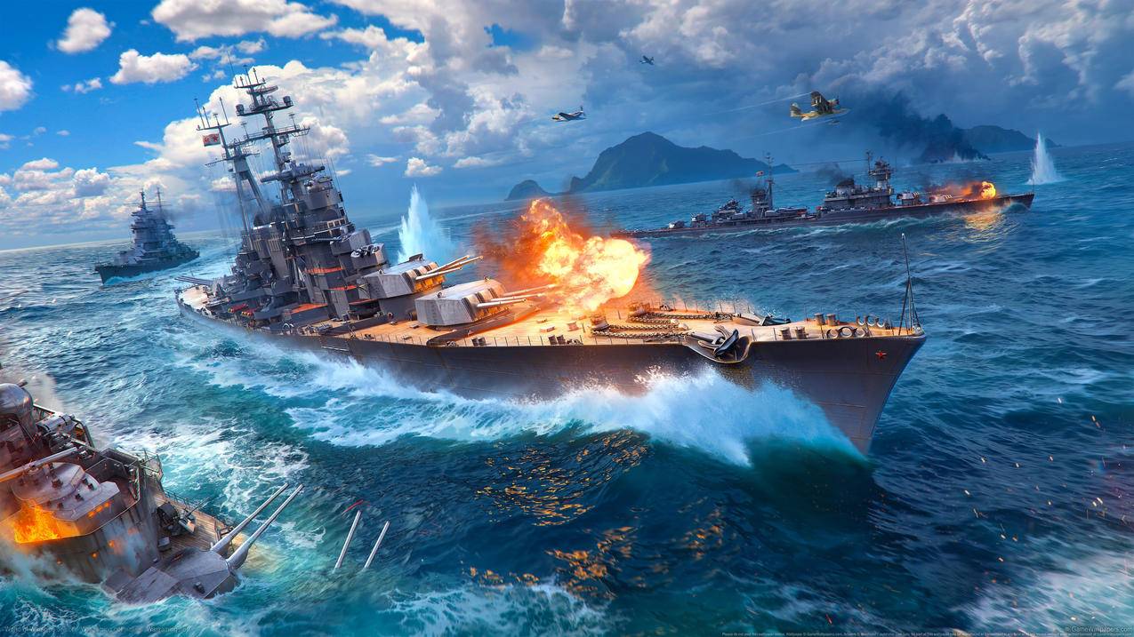 《战舰世界 World of Warships》4K游戏高清壁纸 编号323691