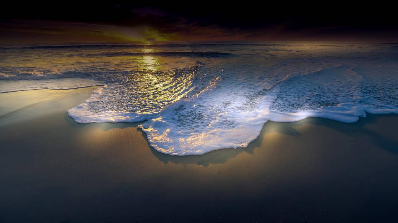 大海海浪海潮风景4k壁纸