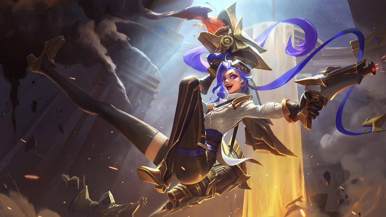 金克丝《lol英雄联盟》 4K手机壁纸