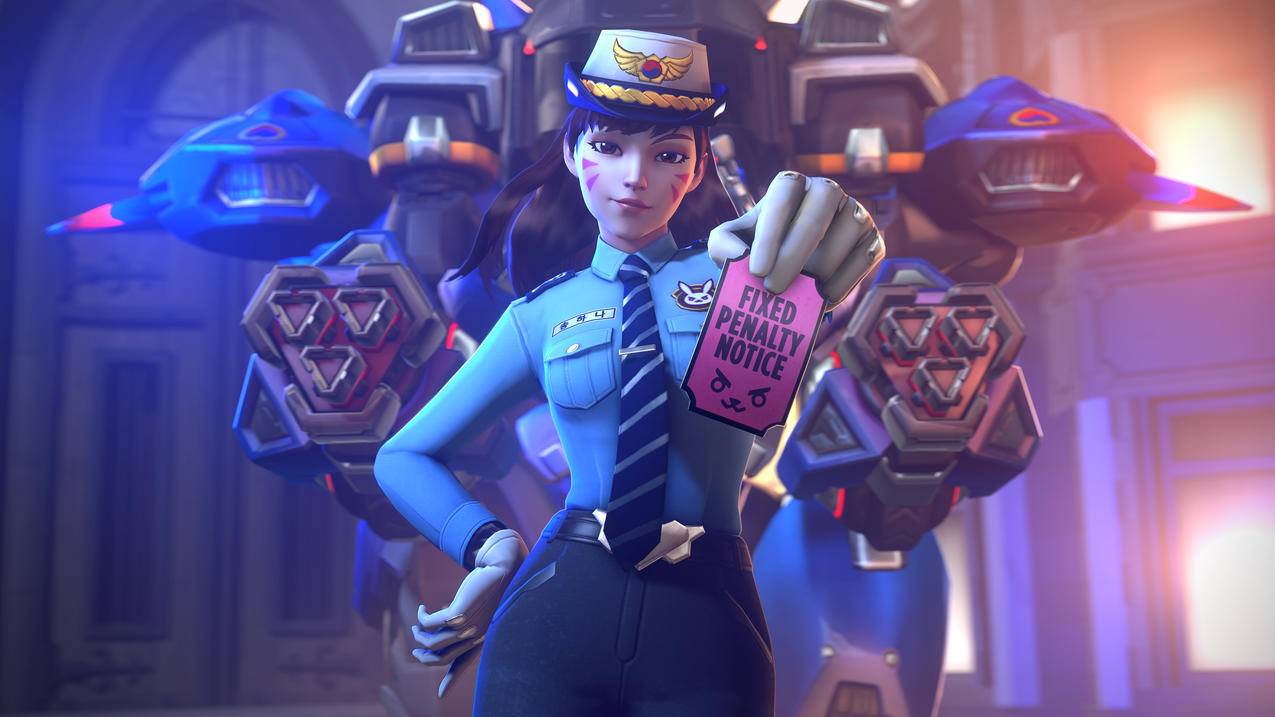 守望先锋 DVa 4k高清壁纸