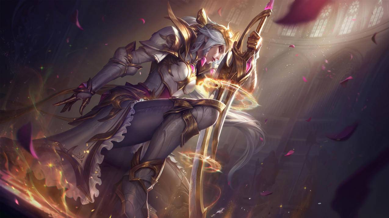 皎月女神 女帝 黛安娜 至臻 英雄联盟lol 4k高清游戏壁纸