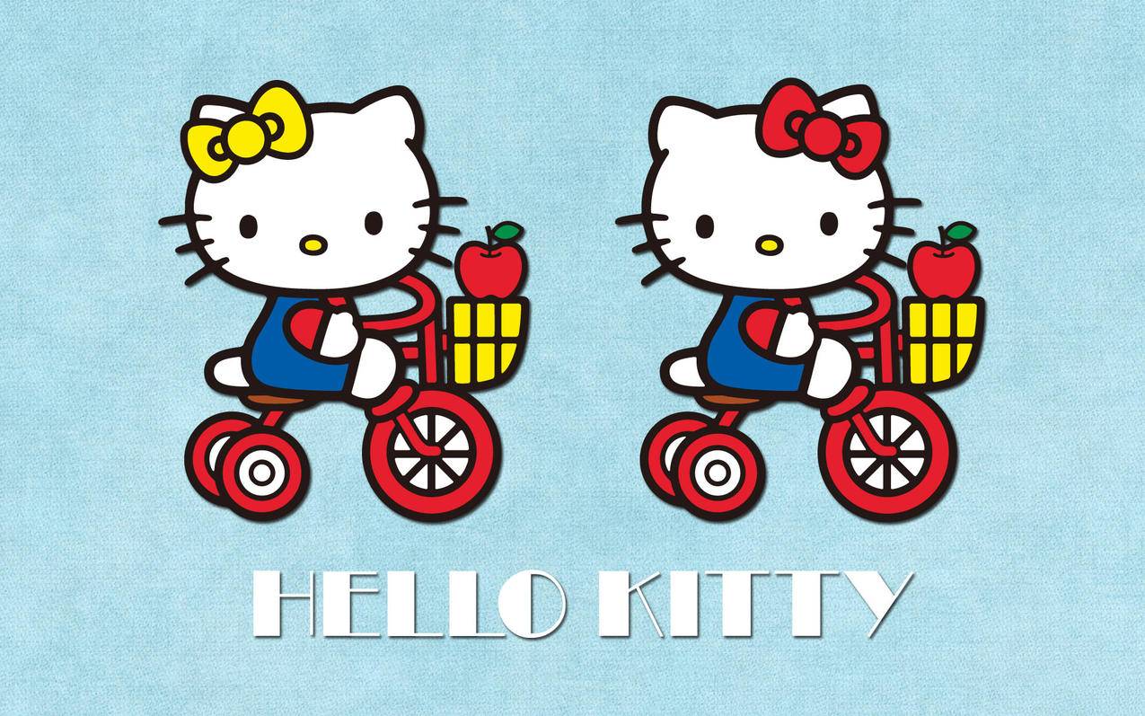 HelloKitty可爱卡通宽屏高清壁纸