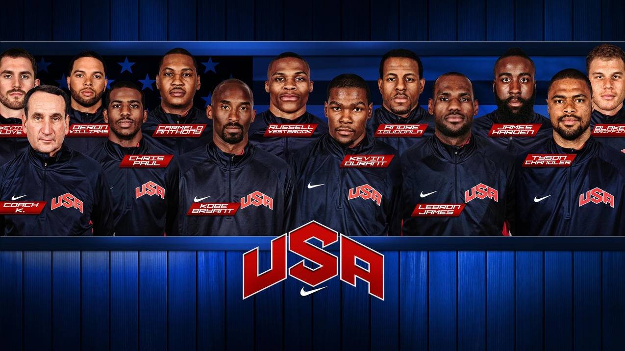 体育篮球NBA美国队高清壁纸_图片编号19998壁纸网