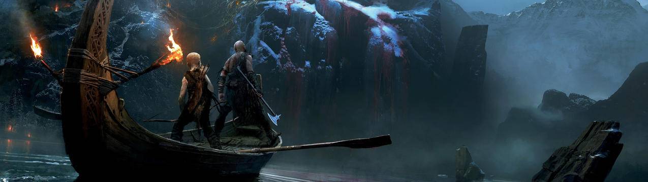 《战神God of War 》5120x1440游戏原画壁纸