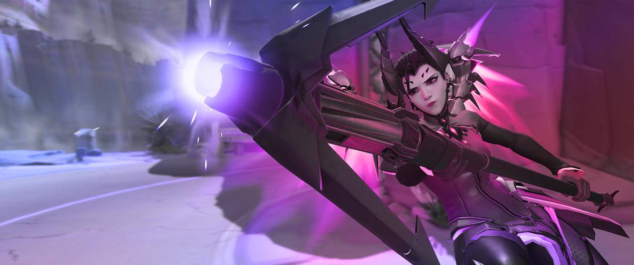 守望先锋mercy带鱼屏壁纸