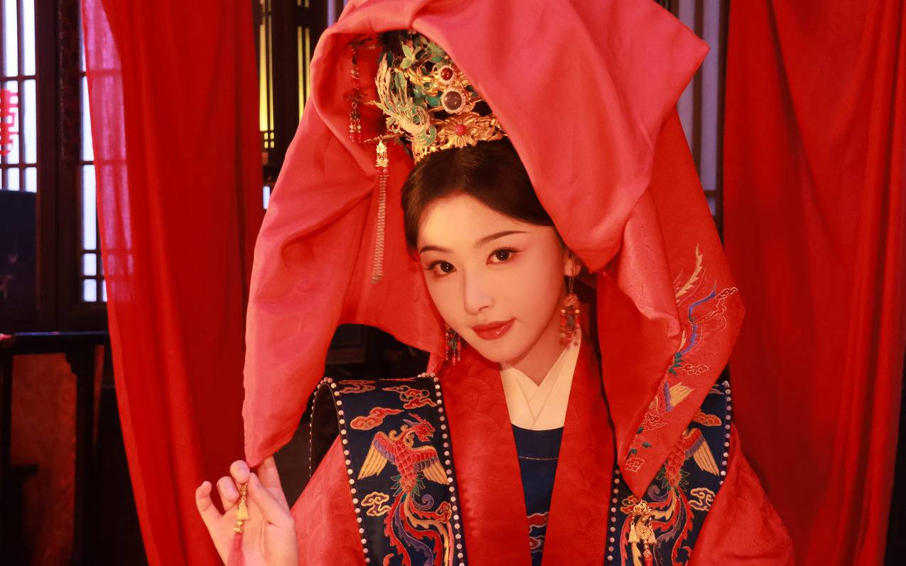 古风新娘孔雪儿 4K壁纸 3840x2400