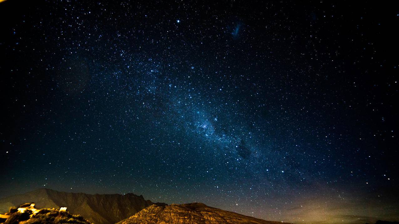 星空星夜光辉灿烂星空4k壁纸