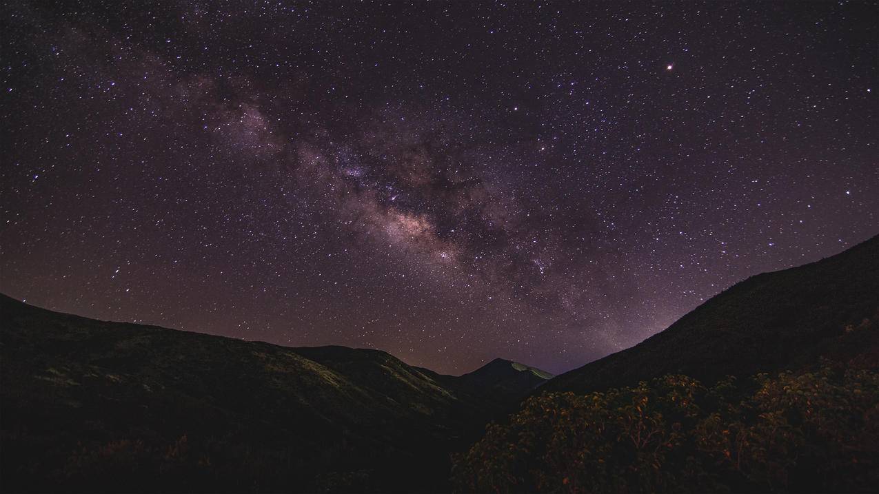 星空夜晚银河 4k风景高清壁纸