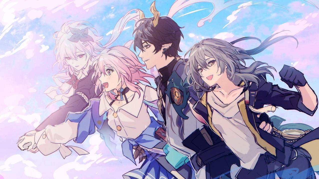 崩坏星穹铁道 4个人物 4K游戏壁纸