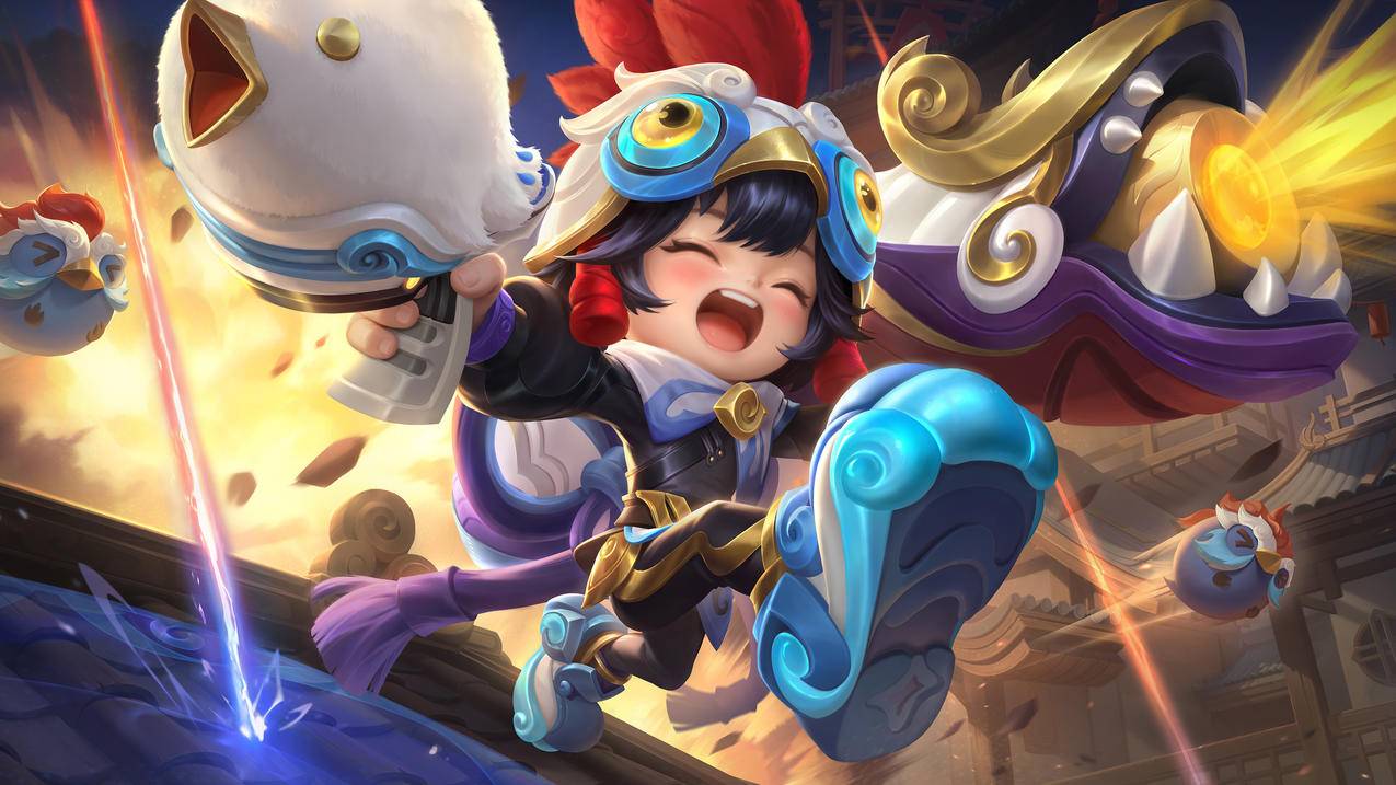 王者荣耀 鲁班七号班班快跑 4K高清 游戏壁纸