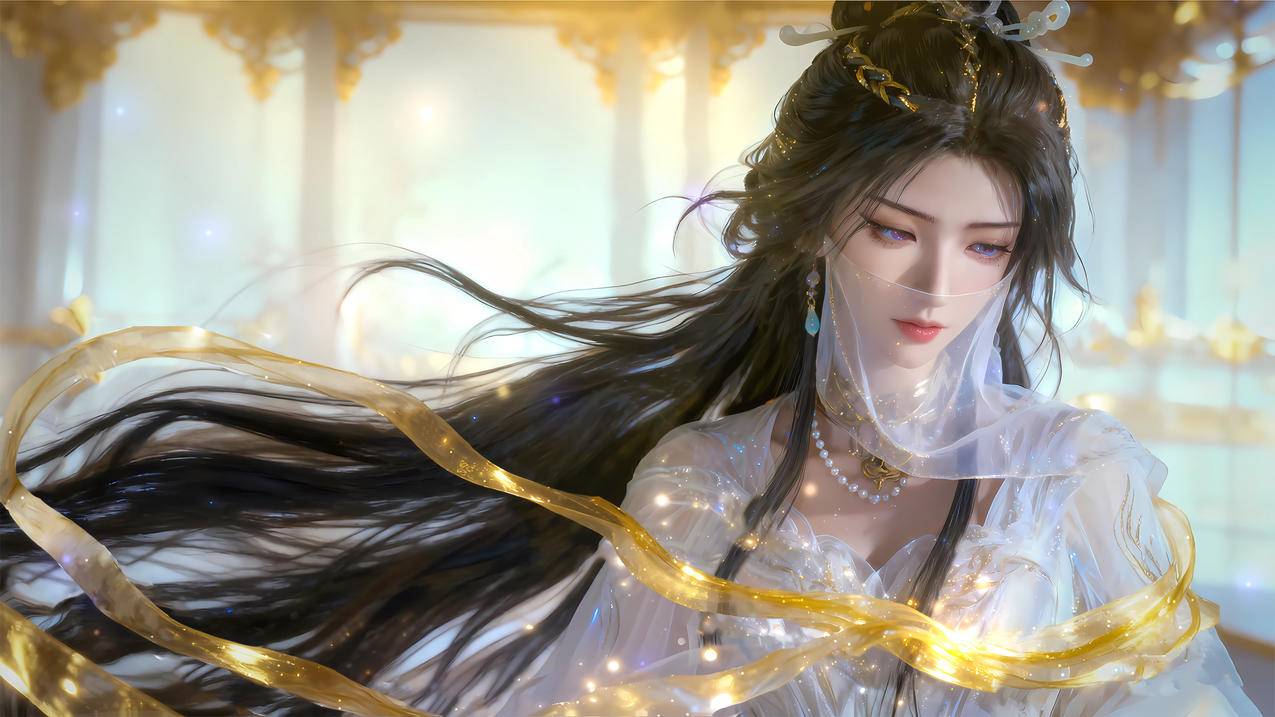 紫灵 冰清玉洁《凡人修仙传》4k壁纸3840x2160