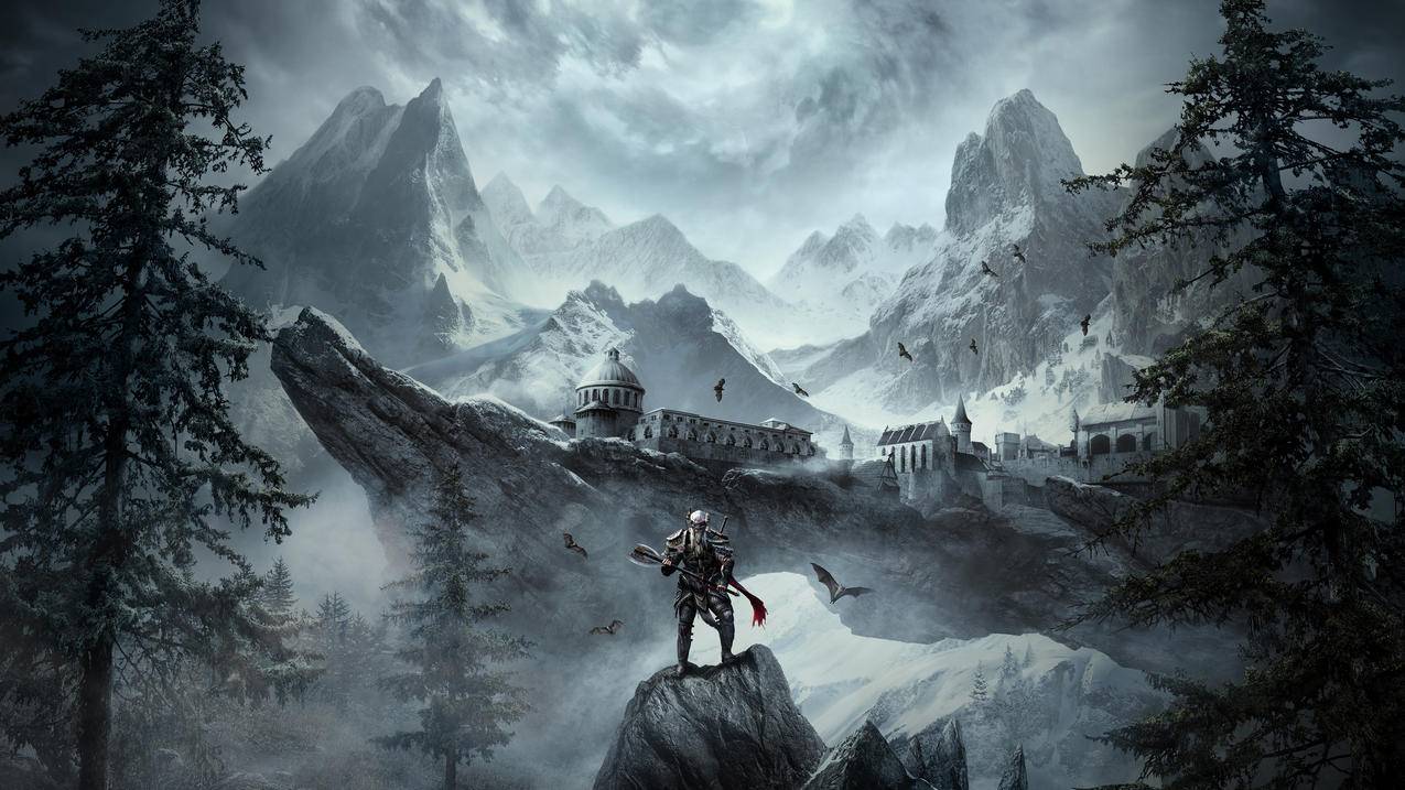 上古卷轴ol 格雷莫 The Elder Scrolls Online Greymoor 雪山 堡垒 4K高清壁纸