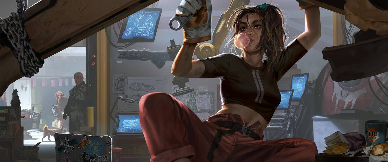 《Apex英雄（Apex Legends）》3440x1440带鱼屏游戏美女壁纸