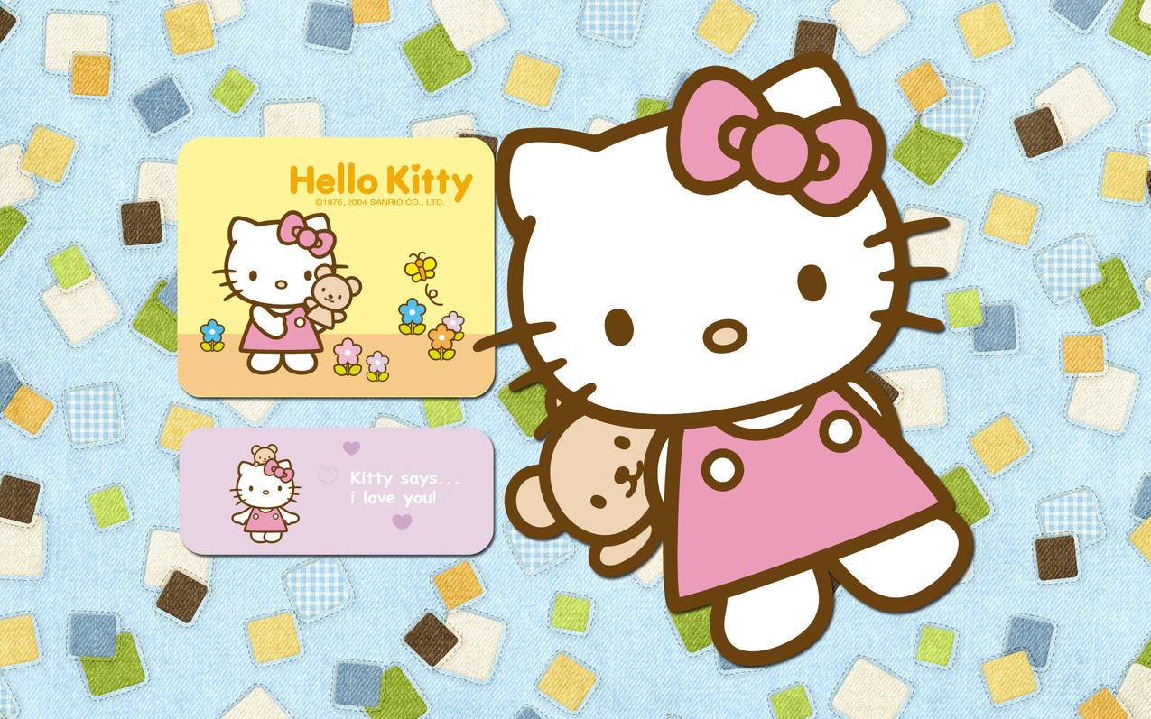 HelloKitty可爱卡通宽屏高清壁纸