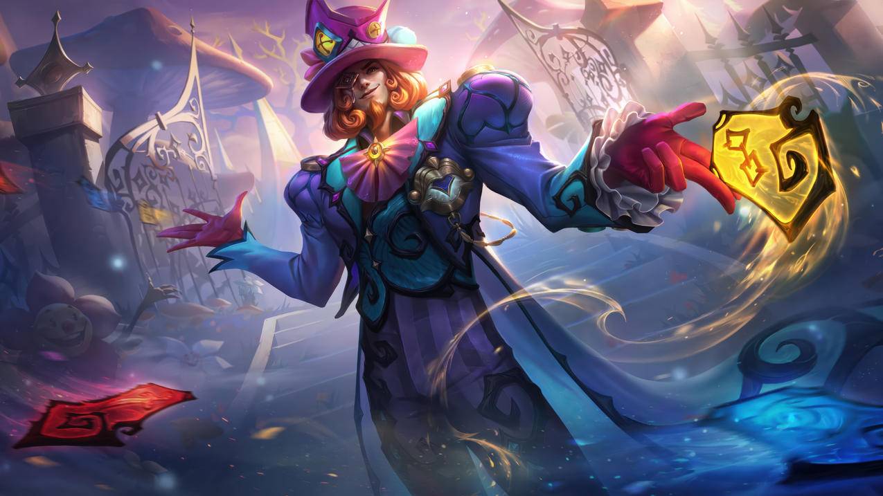 怪诞童话崔斯特 LOL英雄联盟 8K游戏壁纸