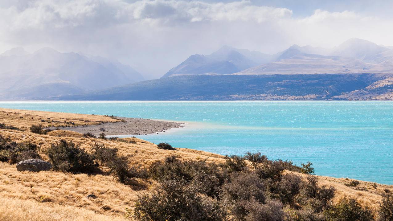 普卡基湖 Lake Pukaki 4k高清风景壁纸