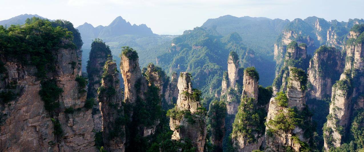 张家界袁家界风景带鱼屏壁纸