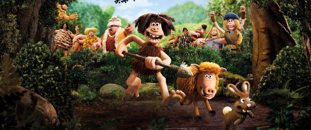 早期人类EarlyMan带鱼屏壁纸