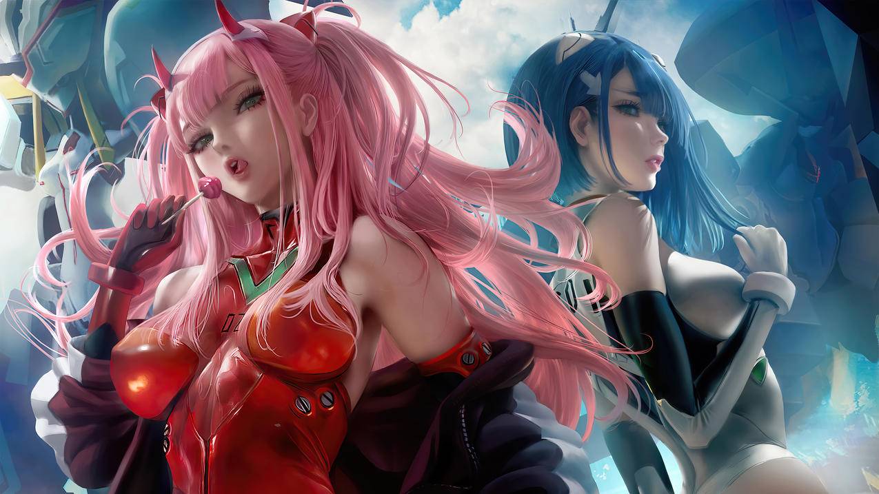 《DARLING in the FRANXX》002 莓 同人 4K高清动漫壁纸