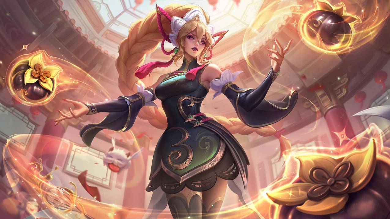 英雄联盟 炫彩 点心宝贝辛德拉 4K高清游戏壁纸