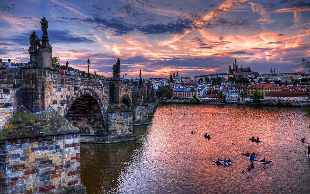 捷克布拉格著名旅游景点布拉格城堡高清图片下载-正版图片500970545-摄图网
