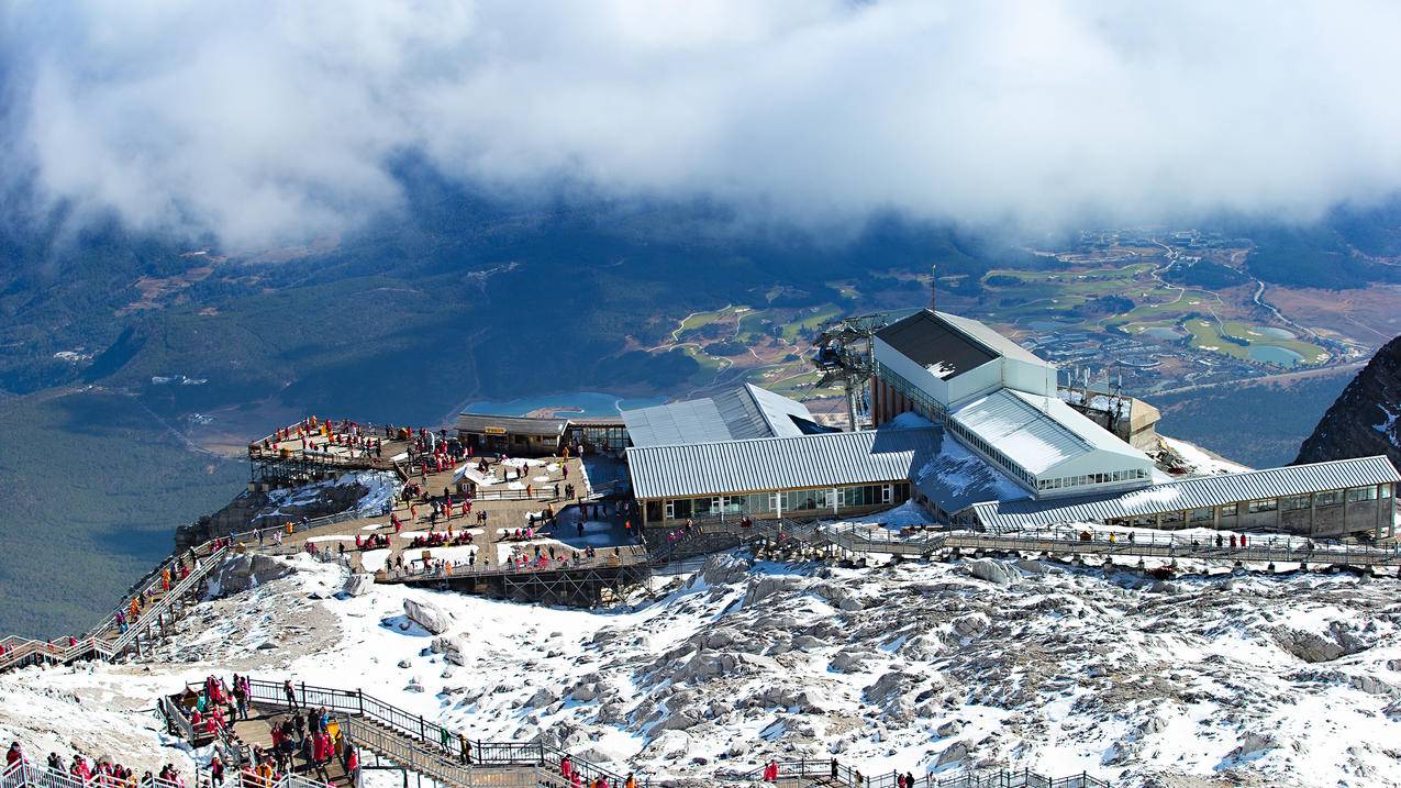 风景旅游胜地云南玉龙雪山高清壁纸