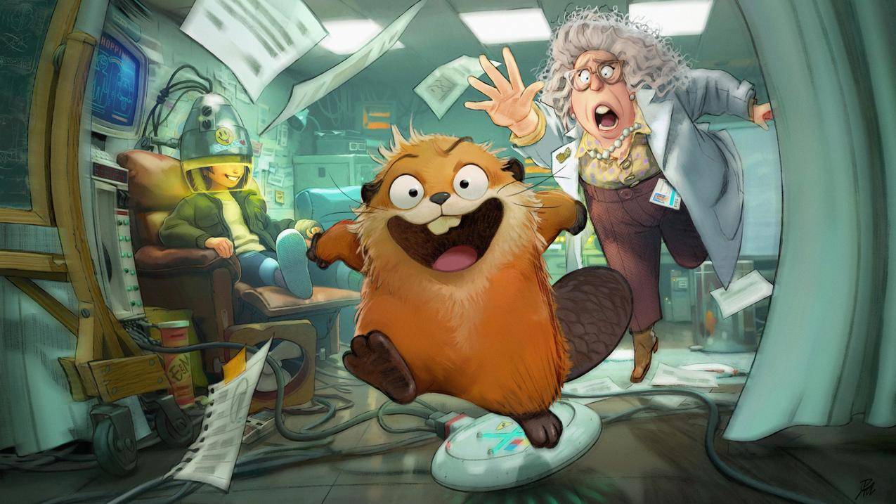 《河狸变身计划Hoppers》电影剧照4K壁纸