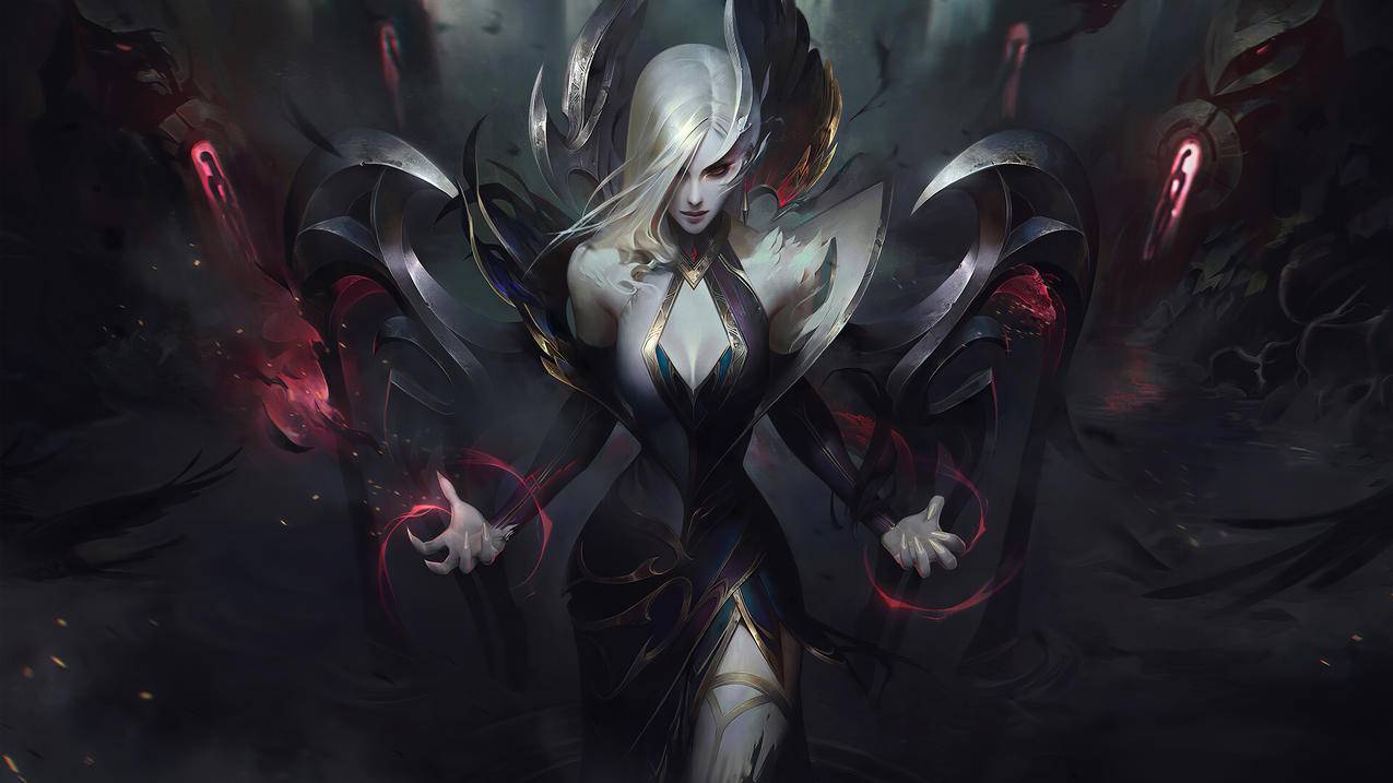 魔女之王 莫甘娜《英雄联盟 LOL》4K游戏高清壁纸