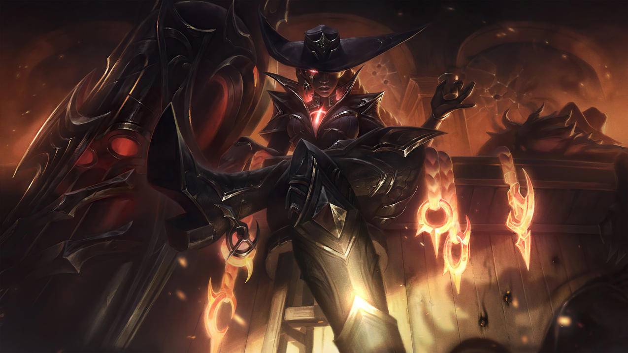 西部魔影 赛娜 LOL英雄联盟 4K游戏壁纸