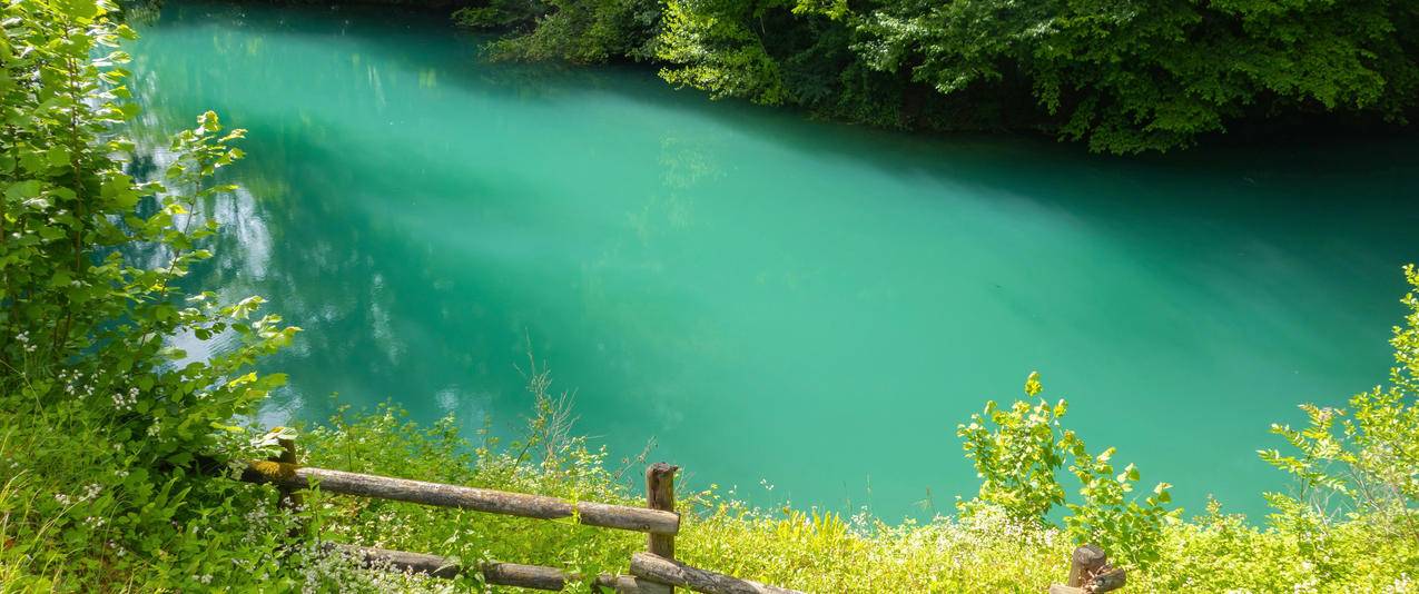 夏天自然风景青山绿水 3440x1440带鱼屏壁纸