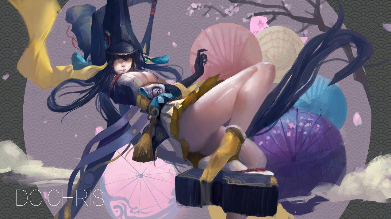 《阴阳师》妖刀姬 唯美 4K高清动漫壁纸