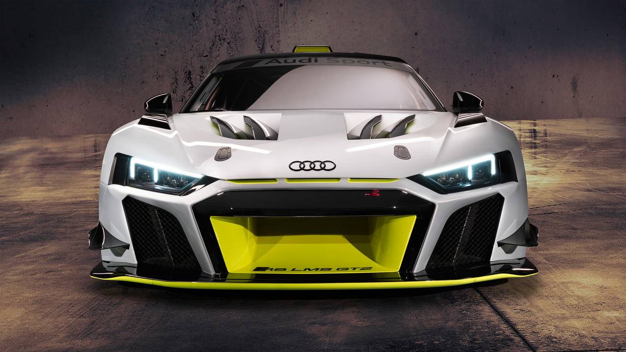 奥迪 audi r8 lms gt2 赛车 跑车 4k高清壁纸